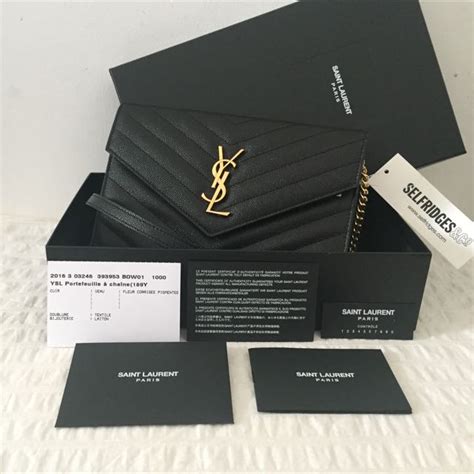 ysl authenticity card check|YSL wallet on chain.